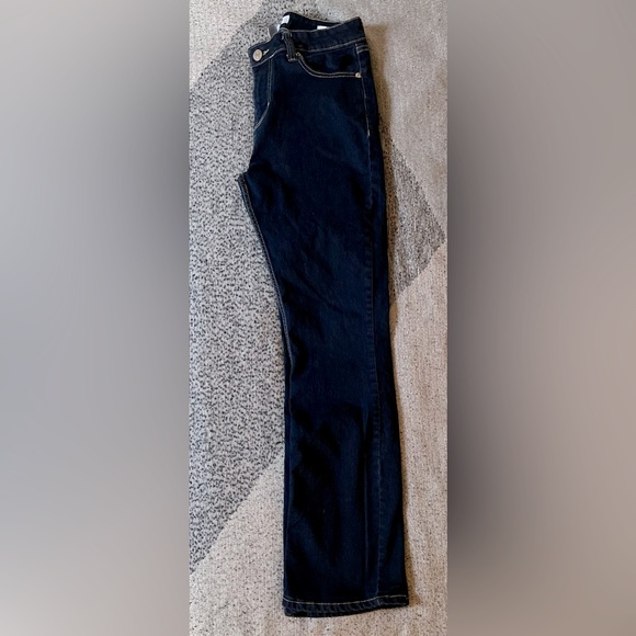 Forever 21 Premium Mid Rise, Dark Blue, Stretch Bootcut Jeans, US Size 29 - Picture 3 of 3